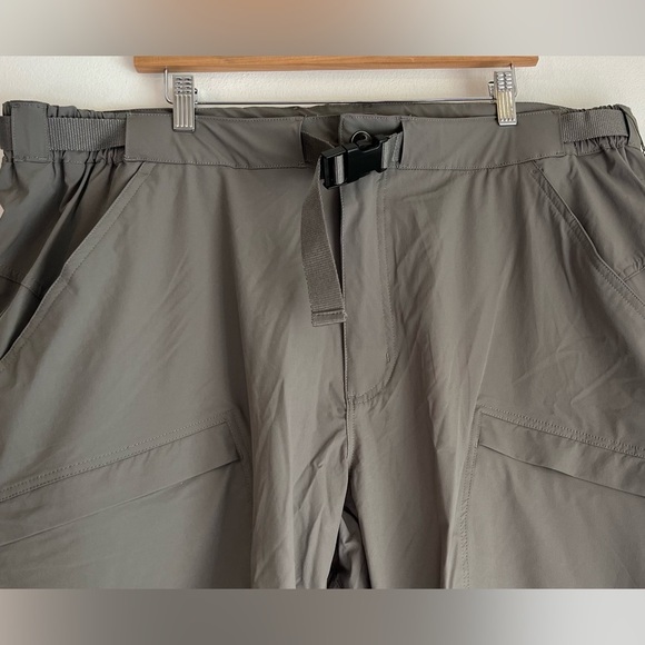 Free Soldier Mens Cargo Hiking Pants‎ Gray Pockets Flat Front Belted 44Wx33L NEW - Picture 4 of 10